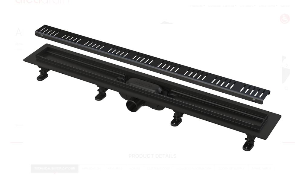 Slika TUS KANALICA"ALCA"APZ10650 CRNA