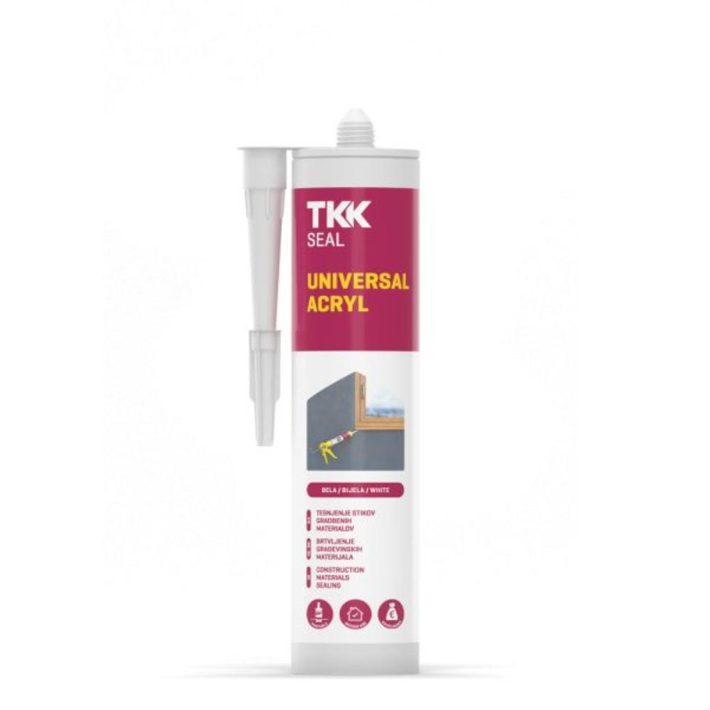 Slika SILIKON"TKK"SEAL UNIVERSAL ACRYL BELI 260ML