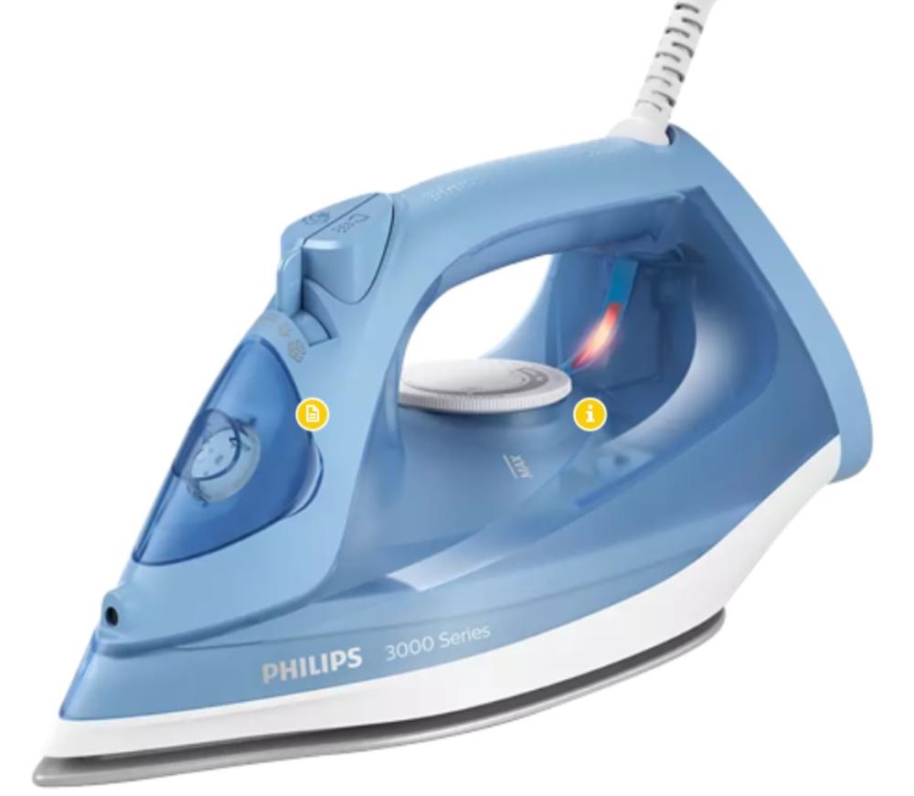 Slika PHILIPS Pegla Philips DST3020/20 Parna pegla  ,  Plava