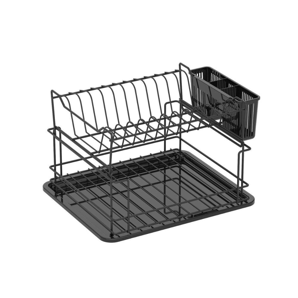 Slika Oceđivač za sudove Black double decker Texell TDE-BD338