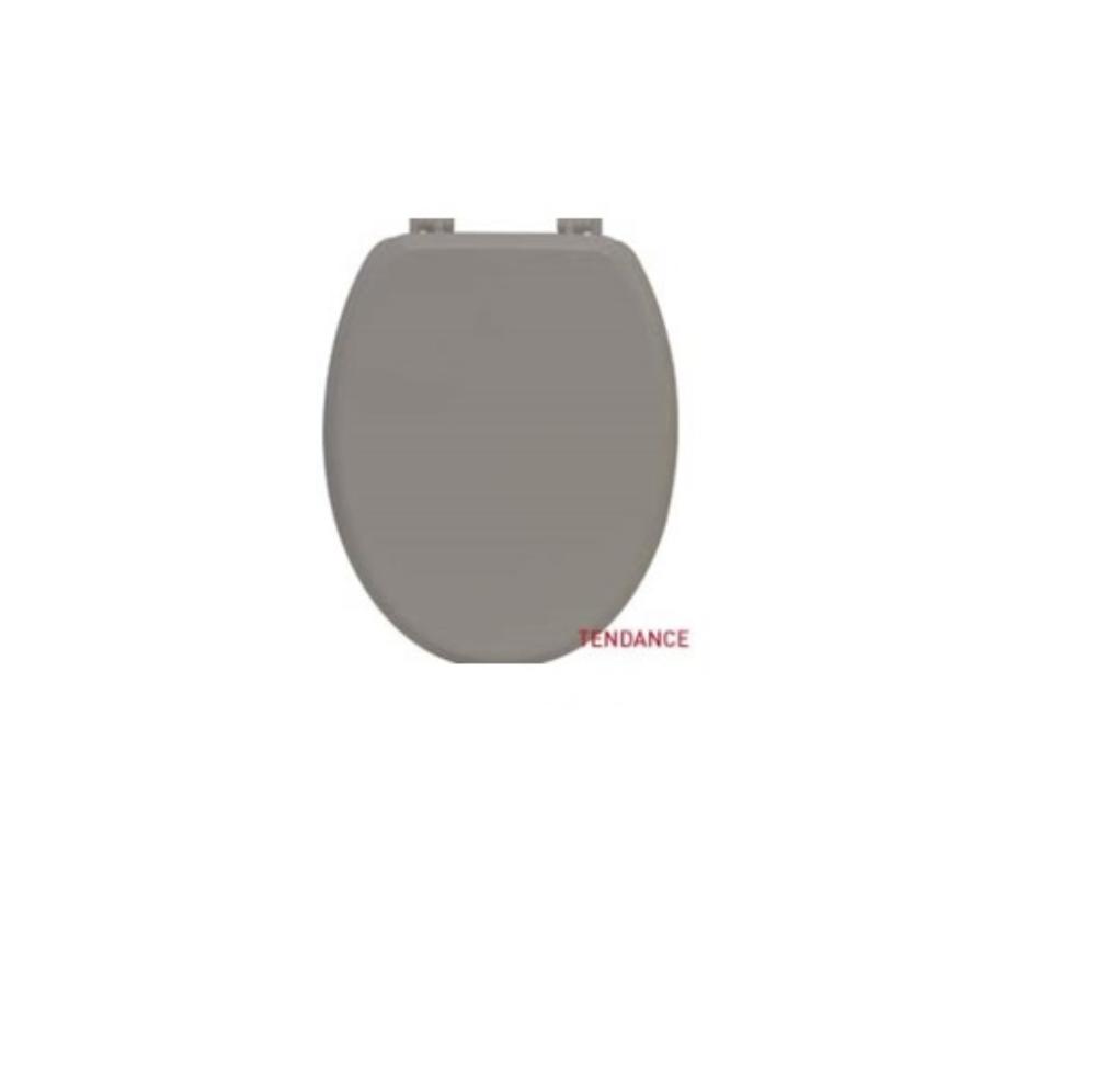 Slika TENDANCE WC DASKA SA PLASTICNIM OKOVIMA37,5X46CM SIVO SMEDJA