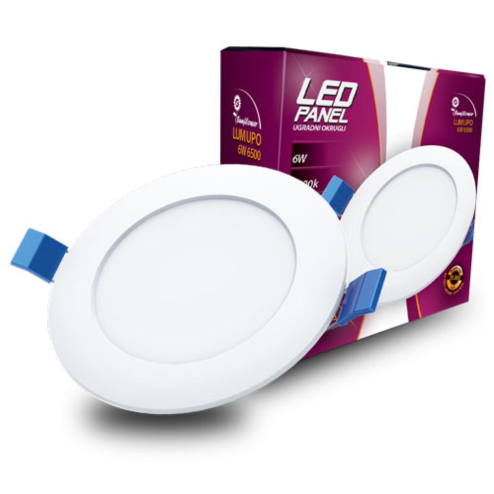 Slika LUMAX SUNFLOWER LED PANEL UGRADNI  LUMUPO 6W 6500K 