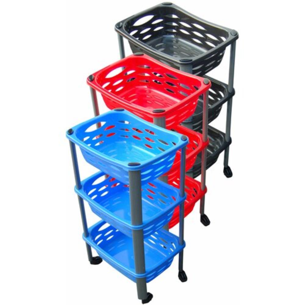 Slika POLICA SA 3 PREGRADE SA TOČKIĆIMA LINDO