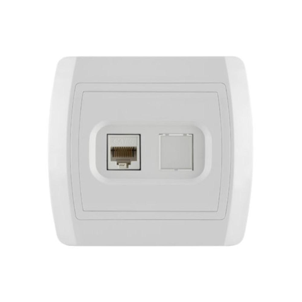 Slika PRIKLJUCNICA"METALKA"RJ45 1XCAT6-S