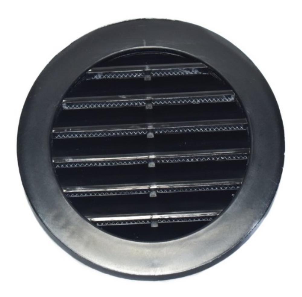 Slika RESETKA TEXO VENTILACIONA PVC 150 CRNA