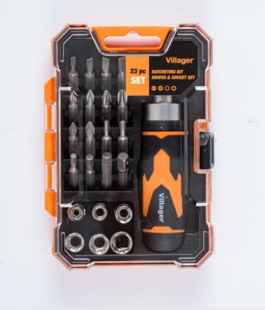 Slika NASTAVCI I GEDORE SA ODVIJACEM SET 23 KOM