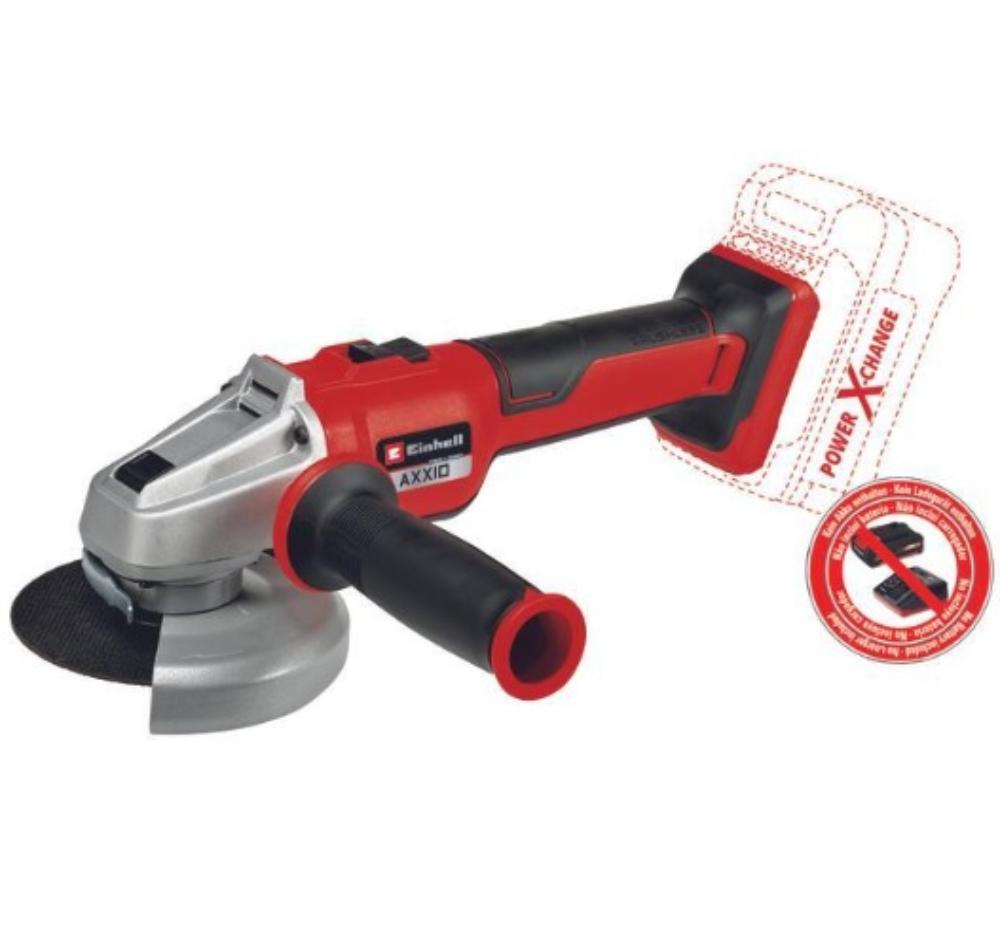 Slika Einhell AXXIO 18/125 Akumulatorska ugaona brusilica, bez baterije i punjača 0 o