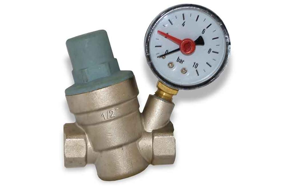 Slika REGULATOR ''MBM'' PRITISKA SA MANOMETROM 1/2''