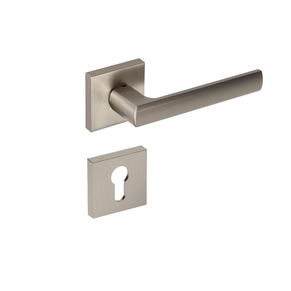 Slika GAMET KVAKA DH40 KVADRAT ROZETNA (CILINDAR) CRNA