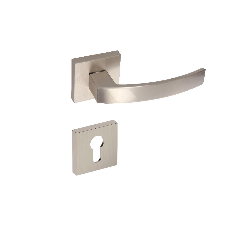 Slika GAMET KVAKA DH27 KVADRAT ROZETNA (CILINDAR) NIKL