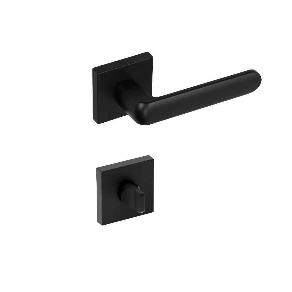 Slika GAMET KVAKA DH29 KVADRAT ROZETNA (WC) CRNA