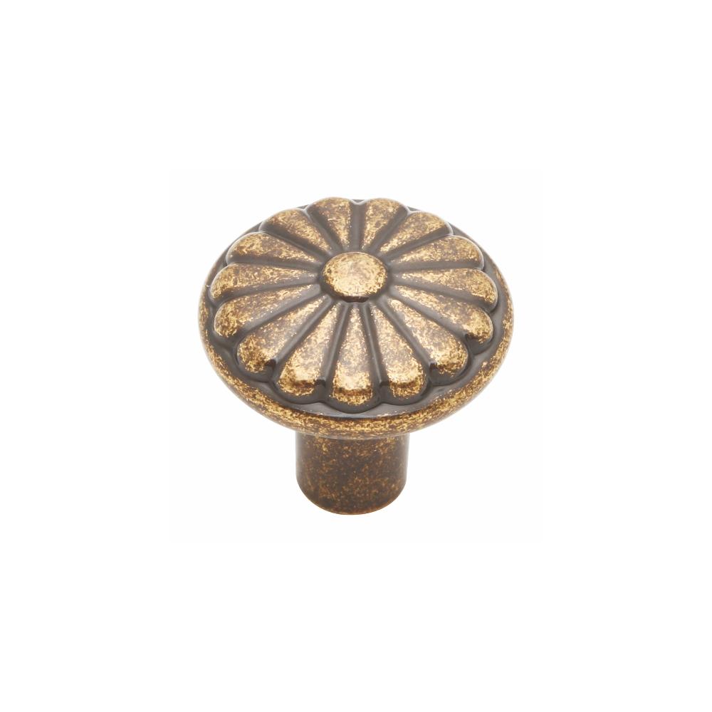 Slika GAMET DUGME ZA NAMEŠTAJ GA04 CRNI NIKL/MESING