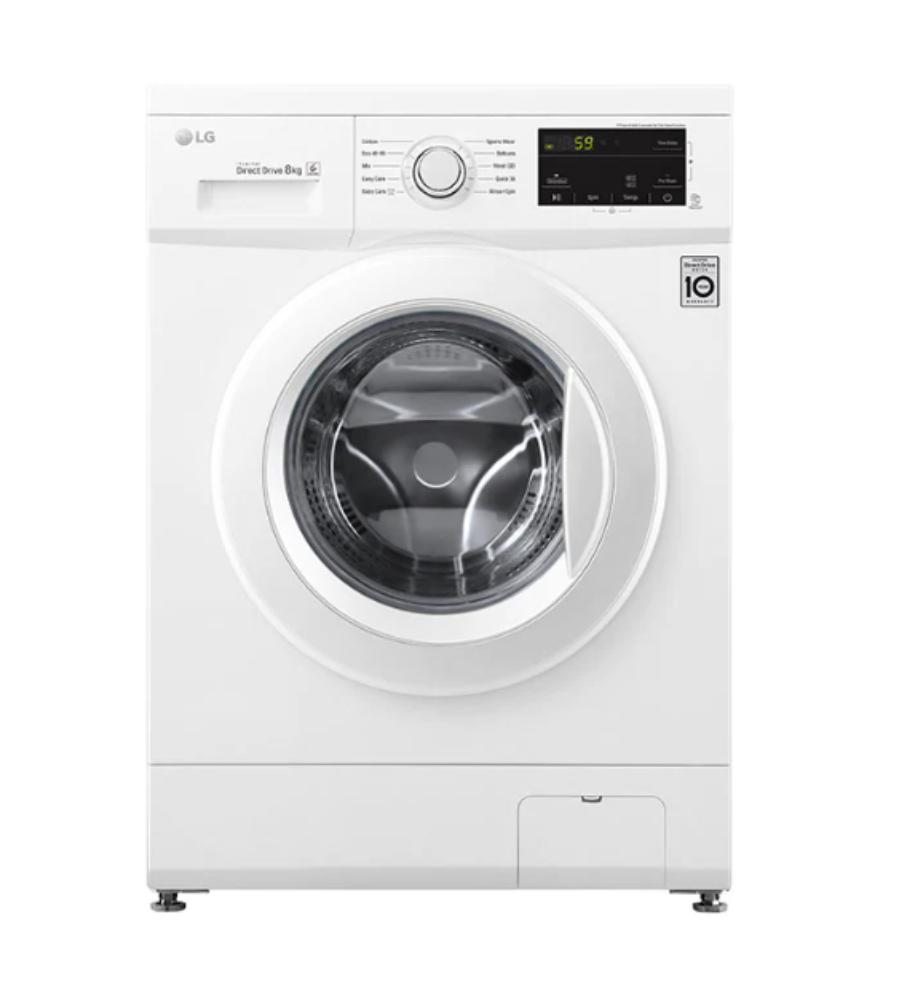 Slika LG Mašina za pranje veša F4J3TN3WE 1400 obrtaja/min. 8 kg Bela