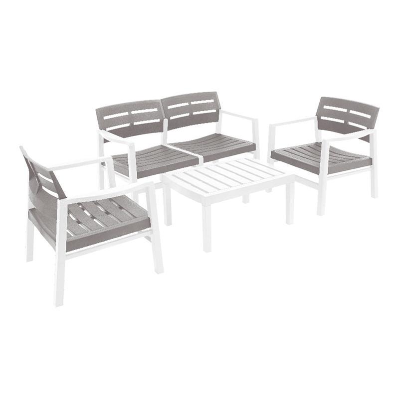 Slika IPAE BAŠTENSKI SET SURABAYA SIVO BELA