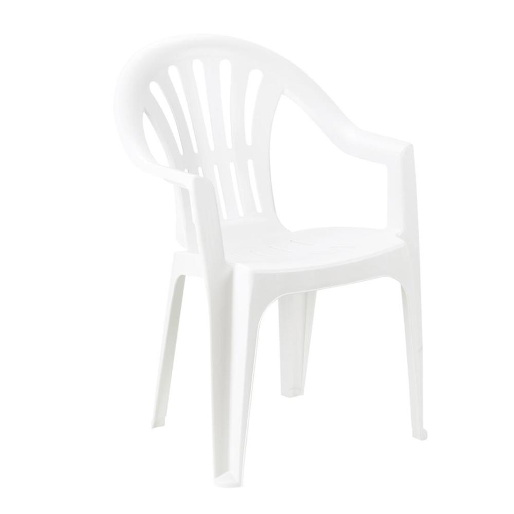 Slika IPAE KONA PLASTICNA STOLICA BELA