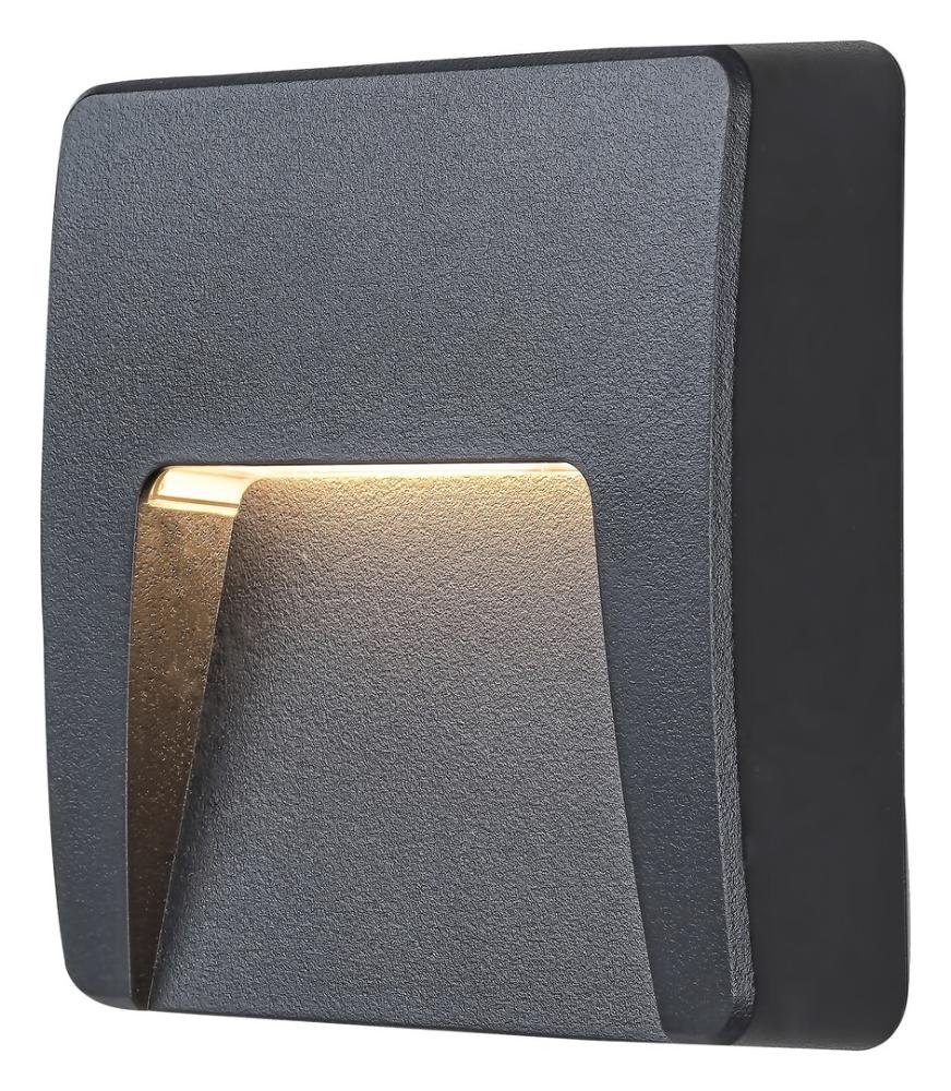 Slika RABALUX TRENTO SPOLJNA ZIDNA LAMPA LED 3W CRNA