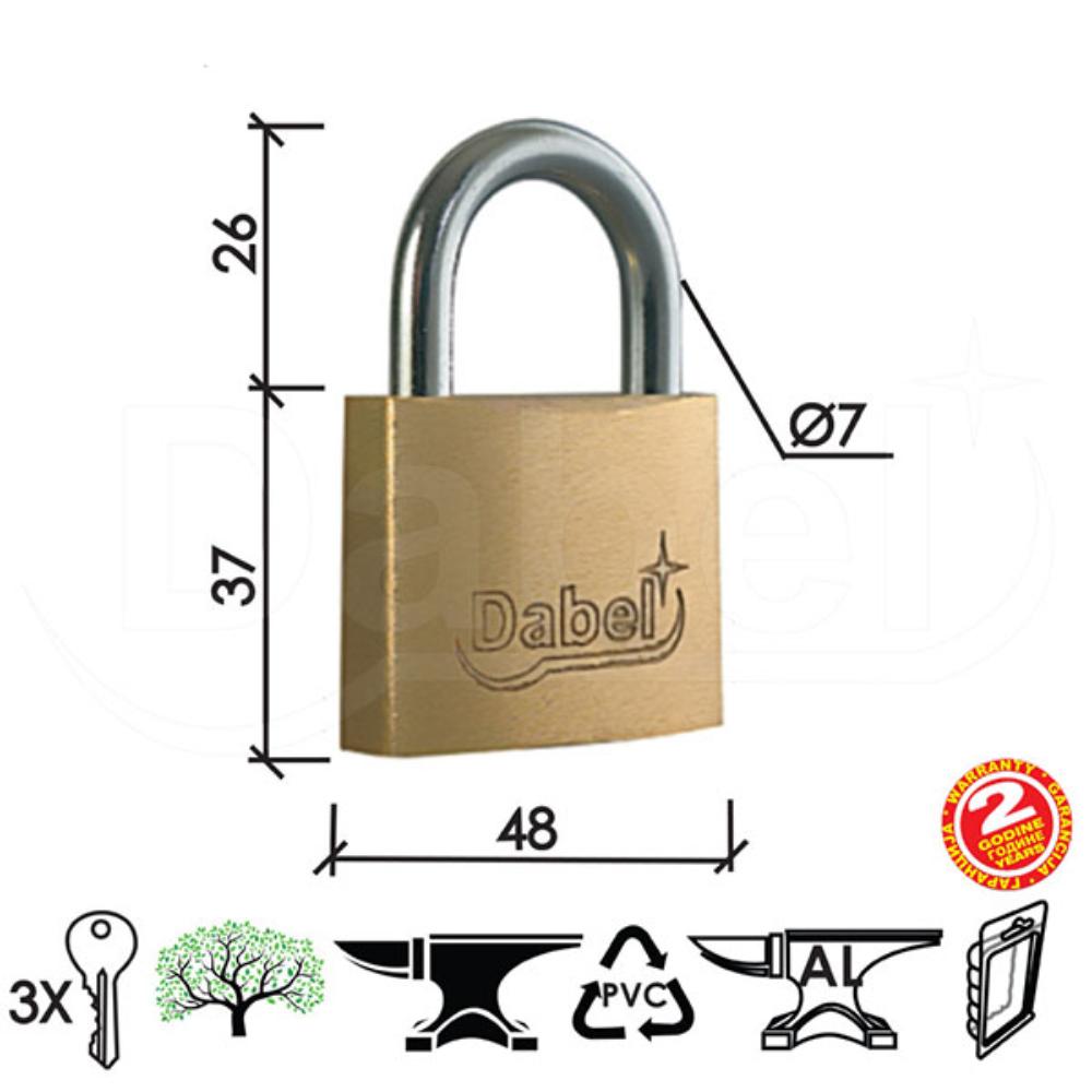 Slika KATANAC KA2029E MS 48MM 3K
