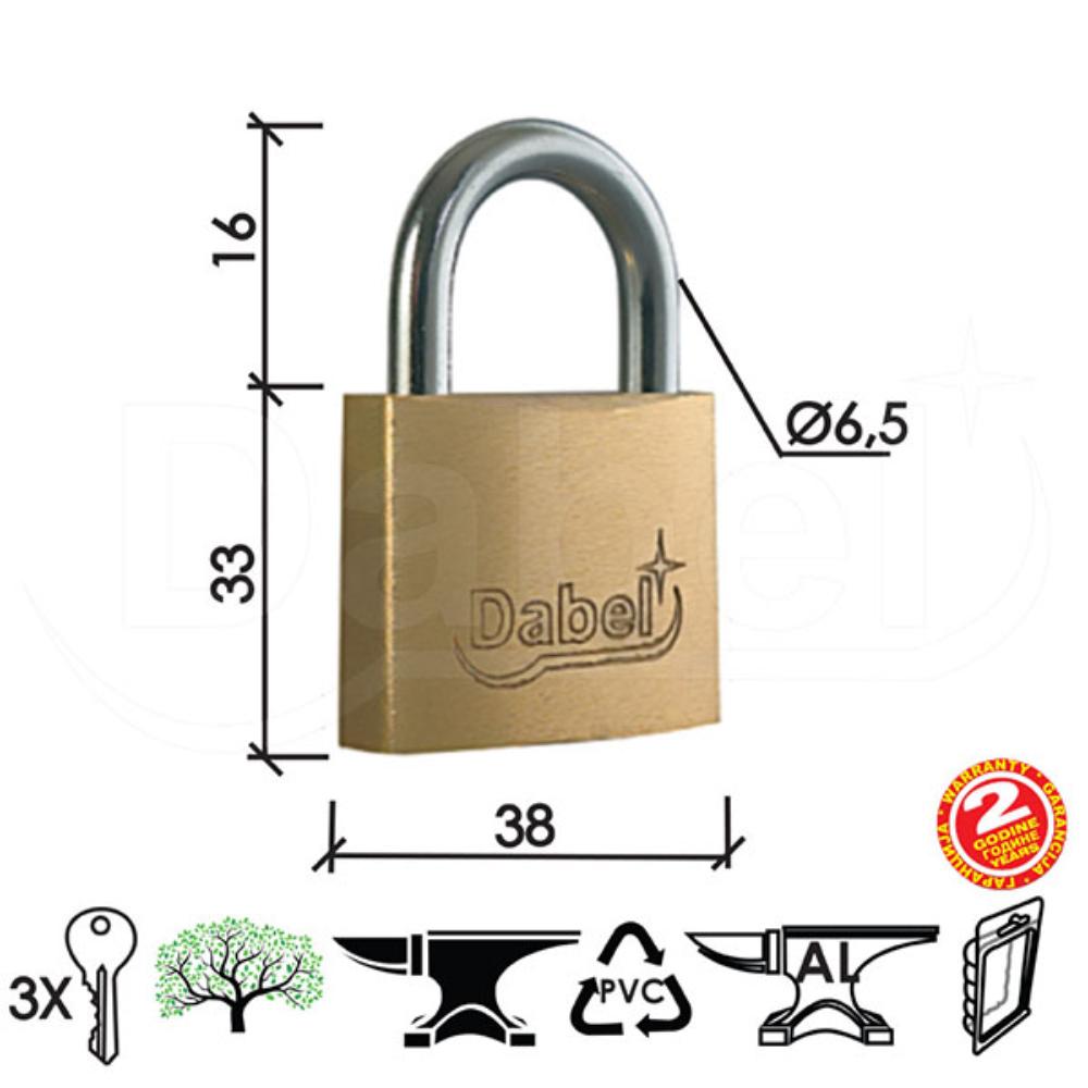 Slika KATANAC KA2029 MS 38MM 3K