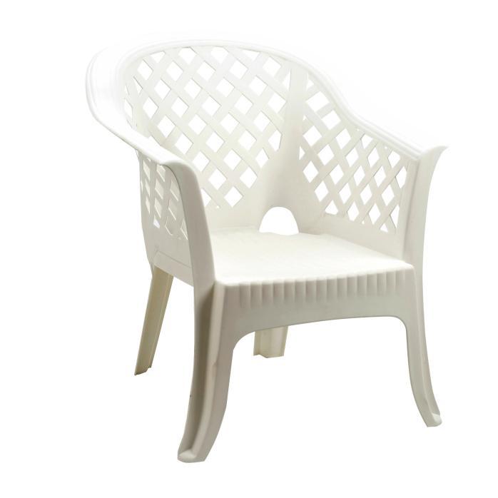 Slika IPAE LARIO PLASTICNA STOLICA BELA