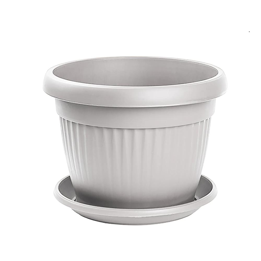 Slika GARDINO-MEDITERAN SAKSIJA SA PODM. 55CM BELA