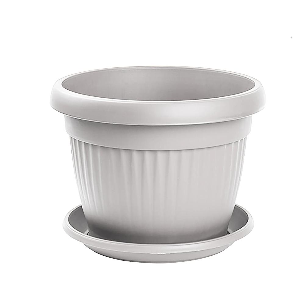 Slika GARDINO MEDITERAN SAKSIJA SA PODM. 30cm BELA